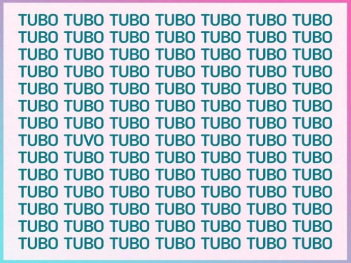 Descubra a palavra TUVO, a maioria não consegue em 7 segundos